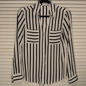 Express Portfino Button Up Blouse